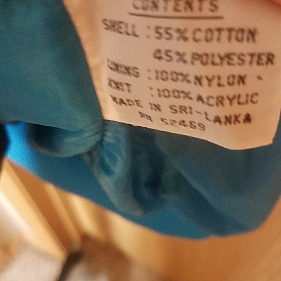 Vintage Blue Green Zip-up Jacket - Picture 4 of 4